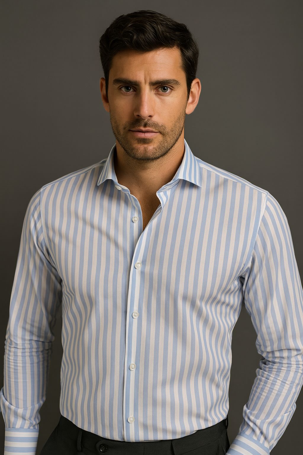 6858RAYMLCE - CAMISA GINGER SKSP CELESTE